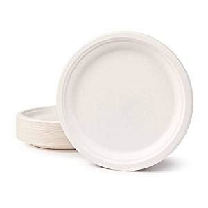 Essential Biodegradable Plates 7 Inch (18cm) Pack of 35 - Extra Value