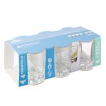 ESSENTIALS HOBNOBS SET OF 6 MIXER GLASSES 25CL