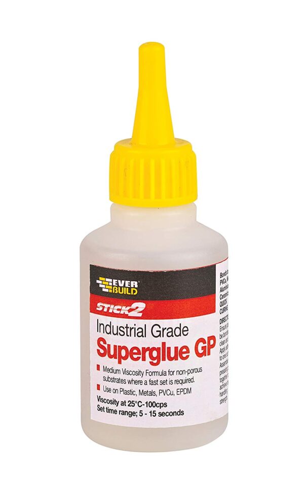 EVERBUILD 20G INDUSTRIAL SUPERGLUE FOR GENERAL USE