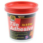 EVERBUILD 703 Tile Adhesive & Grout, 750g - White
