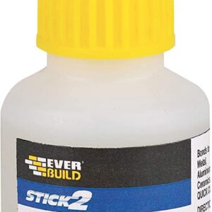 EVERBUILD STICK2 High-Viscosity Industrial Superglue, 20g