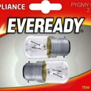 EVEREADY S1056 15W SBC B15 Pygmy Bulb, Warm White, Pack of 2