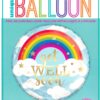 Exclusive Get Well Soon Rainbow Round Foil Balloon, 18 inches