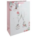 Extra Large Congratulations Gift Bag with Wide Gusset - 330mm x 450mm x 150mm