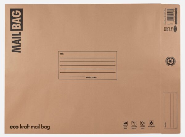 Extra Large Eco-Friendly Kraft Mailing Bags 420mm x 500mm x 70mm