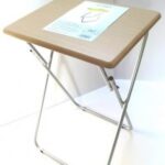 Extra Large Folding TV Table - Beech MDF