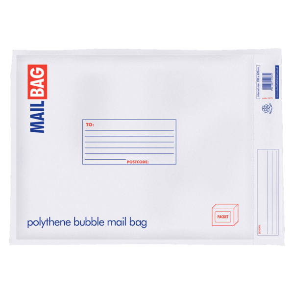 Extra Large Polythene Bubble Mailers - 350 x 470mm