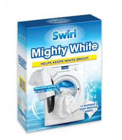 FABRIC MAGIC MIGHTY WHITE - 12 Whitening and Stain Remover Sheets