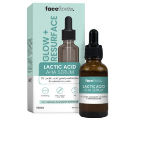 Face Facts Glow & Resurface Lactic Acid AHA Serum, 30ml