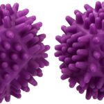 Fackelmann Fluffy Plastic Dryer Balls, Berry, Approx. 6.5 x 6.5 x 6.5 cm