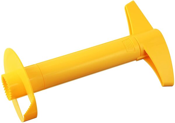 FACKELMANN Yellow Plastic Pineapple Slicer, Approx. 23 x 13 x 9 cm