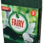 Fairy Heavy-Duty Scouring Pads, Pack of 3