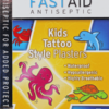 Fast Aid Kids Tattoo Design Antiseptic Bandages - Pack of 15 Assorted