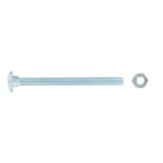 FAST PAK VALUE 0553 M6 X 50 Zinc-Plated Cup Square Bolts and Nuts, Pack of 5