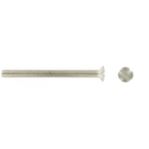 FAST PAK VALUE 0768 M3.5 x 50 Nickel Slot Socket Screws, Pack of 10