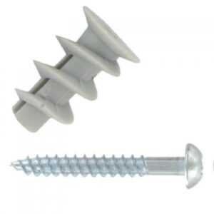 FAST PAK VALUE 1062 PLASTERMASTER NYLON DRYWALL ANCHORS, PACK OF 5