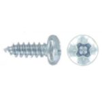 FAST PAK VALUE 1345 Zinc Pozi Pan Self-Tapping Screws, 8 x 1/2'', 35-Pack