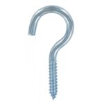 FAST PAK VALUE 3219 Zinc 60MM Screw Hooks, Pack of 6