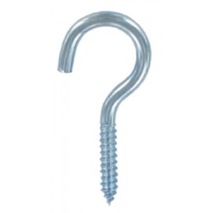 FAST PAK VALUE 3219 Zinc 60MM Screw Hooks, Pack of 6