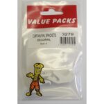 FAST PAK VALUE 3279 DECORAIL CURTAIN RAIL BRACKETS, PACK OF 2