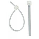 FAST PAK VALUE 6593 Natural 140mm Cable Ties, Pack of 30