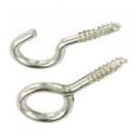 FAST PAK VALUE 6739 Nickel-Plated Hooks & Eyes, 23 x 14, 20 Each, 40 Total per Pack