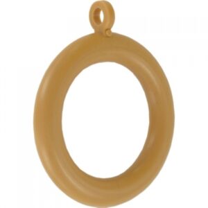 FAST PAK VALUE 6852 Natural 56mm Curtain Pole Rings, Pack of 6