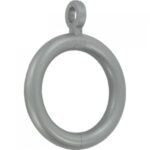 FAST PAK VALUE 6890 Silver Curtain Pole Rings, 45mm, Pack of 8