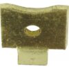 FAST PAK VALUE 8589 FLAT BRASS BOOKCASE CLIP, PACK OF 8