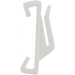FAST PAK VALUE 8856 HARRISON SUPER WHITE CURTAIN HOOKS - PACK OF 12