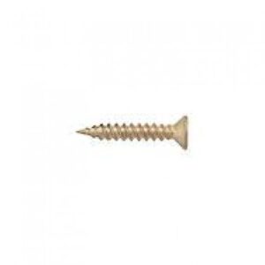 FAST PAK VALUE 9517 Brass 4 x 1'' Carpet Trim Screws, Pack of 15