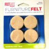 Felt Gard Round 38mm Furniture Pads, Pack of 8