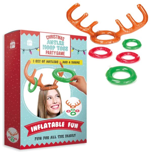 Festive Reindeer Antler Ring Toss Game