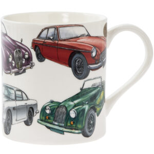 Fine China Mug with Classic Car Design