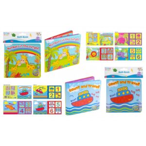 FIRST STEPS NUMBERS BABY BATH LEARNING BOOK - 1 ASSORTED PIECE