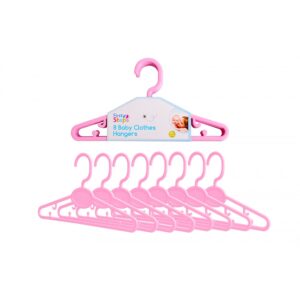 First Steps Pink Baby Clothes Hangers, Pack of 8