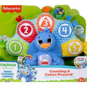 Fisher Price Linkamals Press and Play Peacock