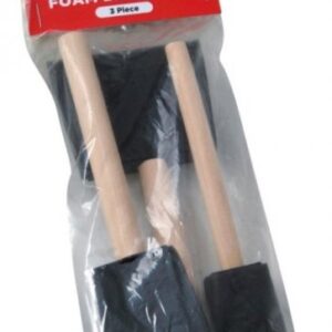 FIT FOR THE JOB 3-Pack Foam Brush Set