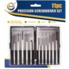 **Flathead Screwdrivers**: Several sizes for different applications