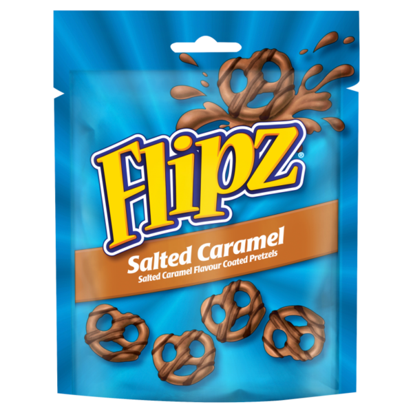 Flipz Salted Caramel Pretzels, 6-Pack