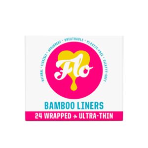 FLO Bamboo Daily Liners, 24 Individually Wrapped