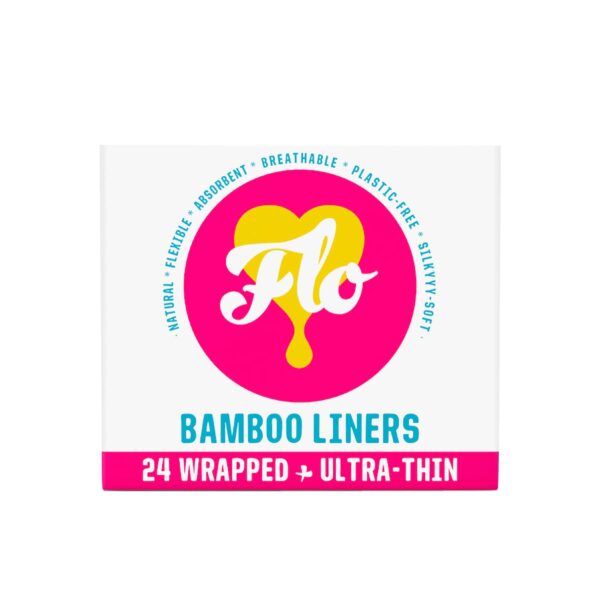 FLO Bamboo Daily Liners, 24 Individually Wrapped