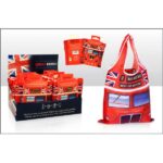Foldable Shopping Bag with London Bus Design