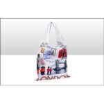 Folding Shopping Bag with London Collage Design
