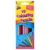 **Full Size Colour Pencils**: These are standard-sized colored pencils designed for drawing and coloring, providing vibrant and varied colors