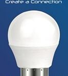 G45 Opal LED Golf Bulb B22 6W 520 Lumens 6500K 220-240V