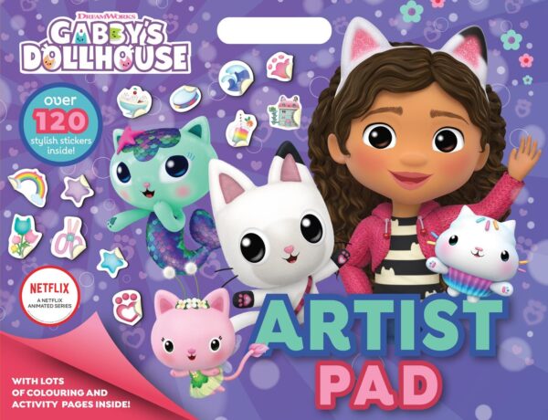 Gabby's Dollhouse Artist Pad with Stickers by DreamWorks