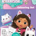 Gabby's Dollhouse Coloring Set by DreamWorks