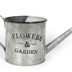 Galvanized Planter in Watering Can Design