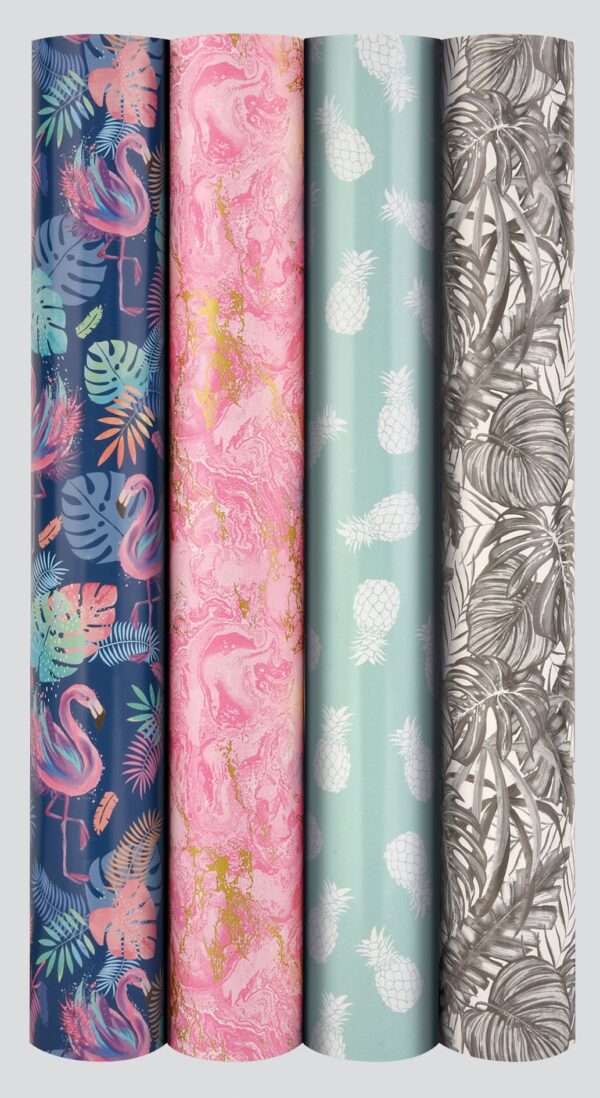 GIFTMAKER FASHION WRAPPING PAPER ROLL 3M X 69CM